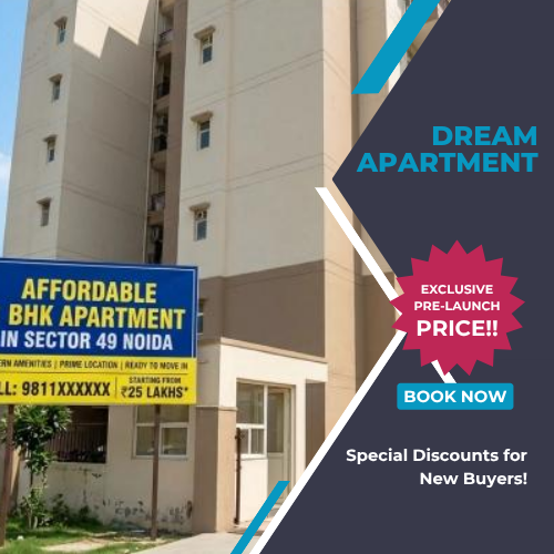 Affordable 1 BHK Apartment in Sector 49 Noida