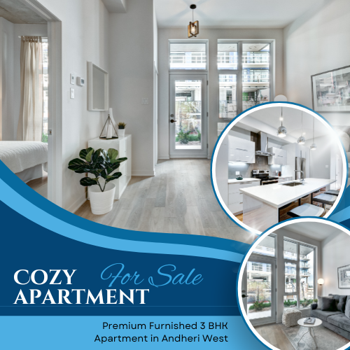 Premium Furnished 3 BHK Apartment in Andheri West Near Metro